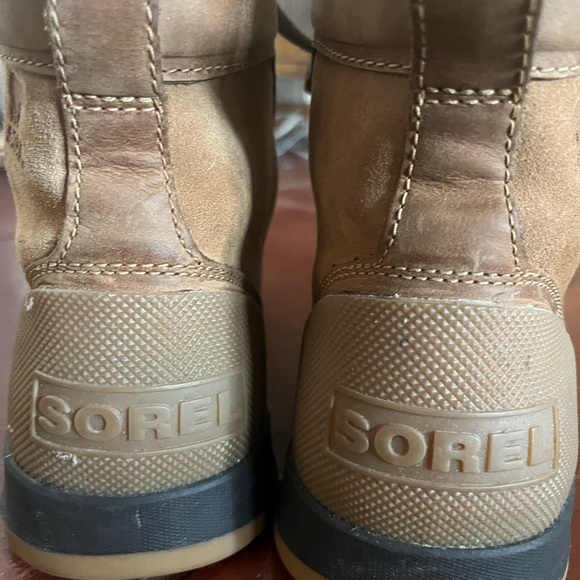 Men’s camel brown Sorel Ankeny II mid waterproof boots size 8.5. - Picture 4 of 5